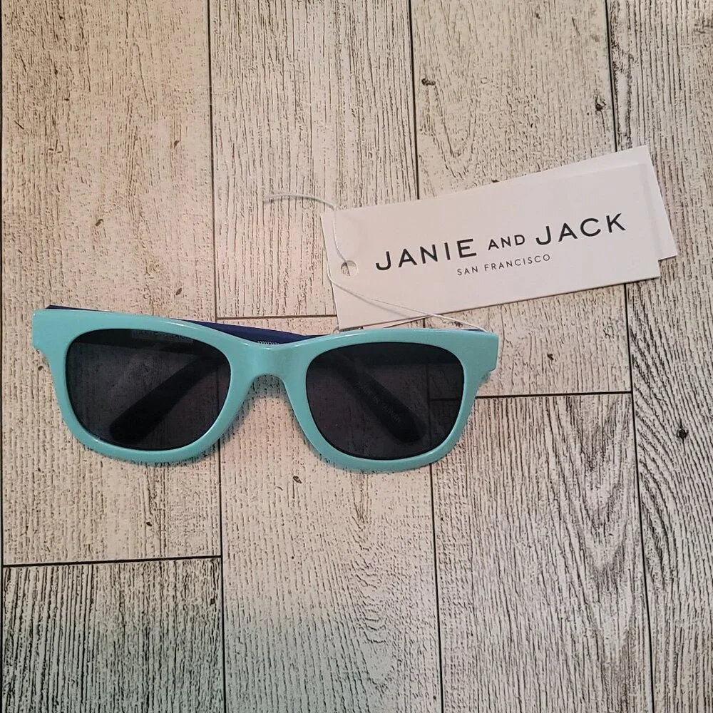 Janie and Jack Blue Kids Sunglasses